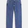Lockere Jeans in mittlerer Waschung Lockere Jeans in mittlerer Waschung