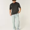 Lockere Jeans mit Downforce Racing-Grafik in heller Waschung Lockere Jeans mit Downforce Racing-Grafik in heller Waschung