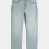 Lockere Jeans mit Downforce Racing-Grafik in heller Waschung Lockere Jeans mit Downforce Racing-Grafik in heller Waschung