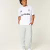 Lockere Ripp-Jogginghose Lockere Ripp-Jogginghose