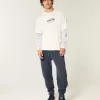 Lockere Ripp-Jogginghose Lockere Ripp-Jogginghose