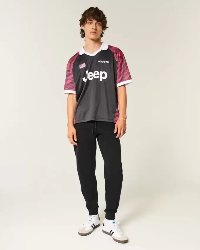 Lockere Ripp-Jogginghose Lockere Ripp-Jogginghose