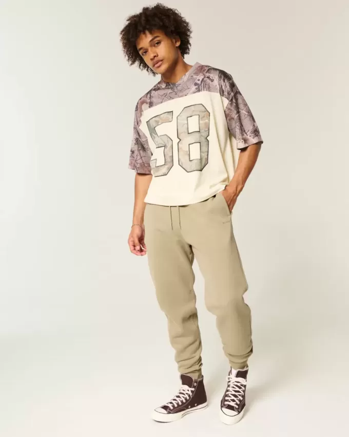 Lockere Ripp-Jogginghose Lockere Ripp-Jogginghose