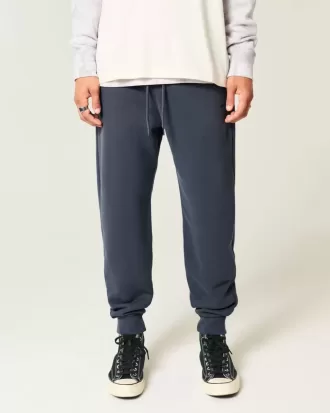 Lockere Ripp-Jogginghose