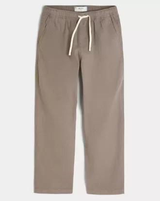 Lockere Schlupfhose aus Leinenmischung