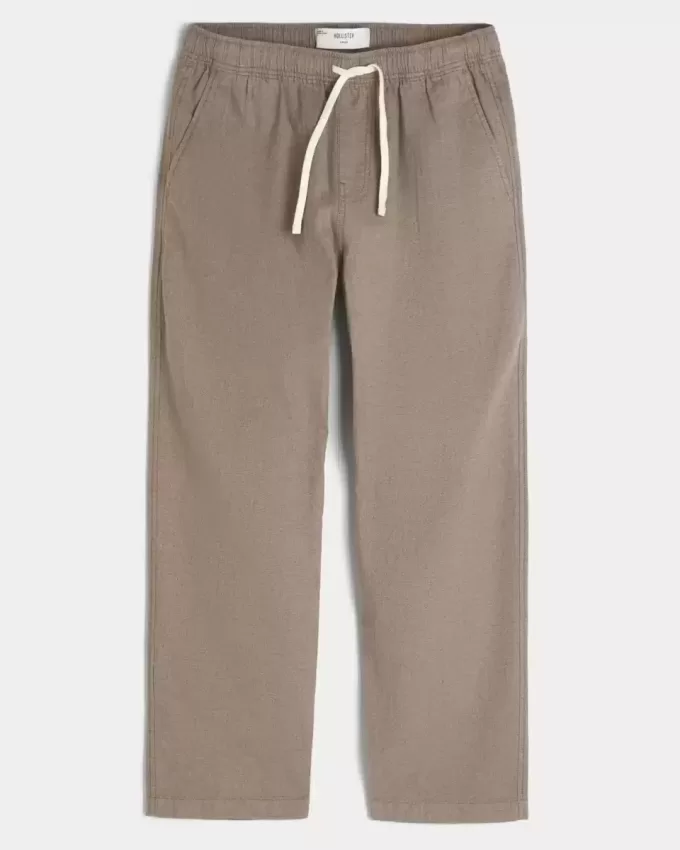 Lockere Schlupfhose aus Leinenmischung Lockere Schlupfhose aus Leinenmischung