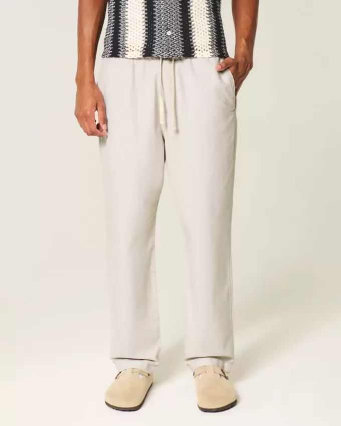 Lockere Schlupfhose aus Leinenmischung Lockere Schlupfhose aus Leinenmischung
