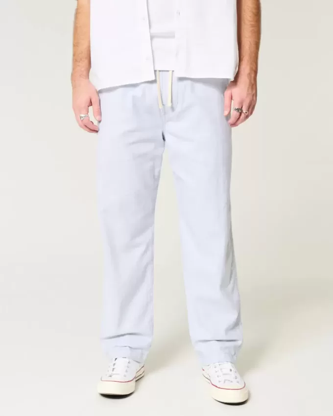 Lockere Schlupfhose aus Leinenmischung Lockere Schlupfhose aus Leinenmischung