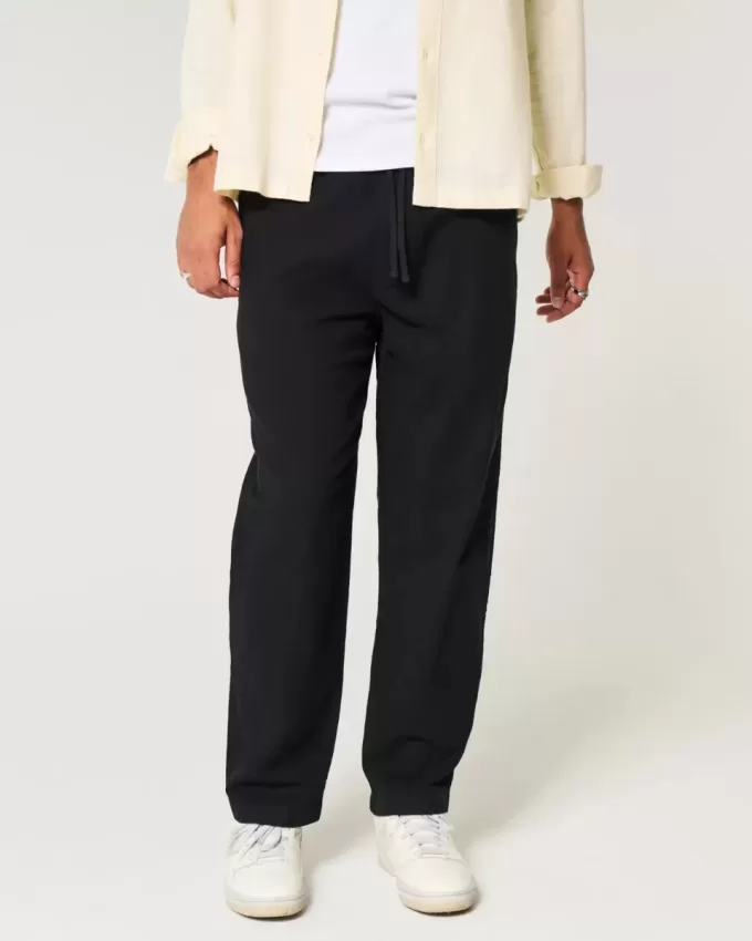 Lockere Schlupfhose aus Leinenmischung Lockere Schlupfhose aus Leinenmischung