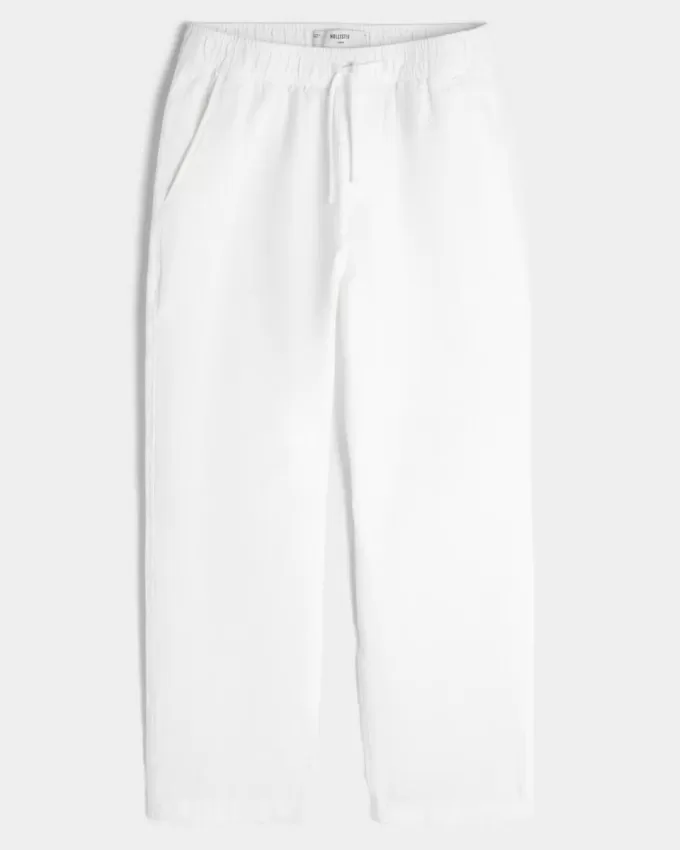 Lockere Schlupfhose aus Seersucker Lockere Schlupfhose aus Seersucker
