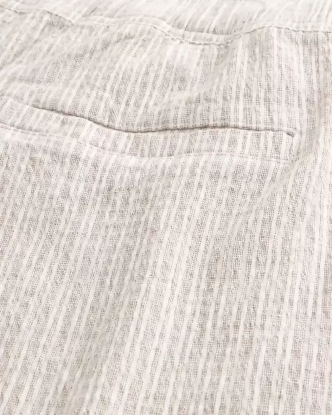 Lockere Schlupfhose aus Seersucker Lockere Schlupfhose aus Seersucker