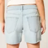 Low-Rise Baggy-Jeansshorts in heller Waschung, 5″ Low-Rise Baggy-Jeansshorts in heller Waschung, 5″