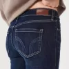 Low-Rise Boot-Jeans in dunkler Waschung Low-Rise Boot-Jeans in dunkler Waschung