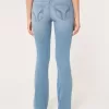 Low-Rise Boot-Jeans in heller Waschung Low-Rise Boot-Jeans in heller Waschung