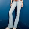 Low-Rise-Bootcut-Jeans in heller Waschung Low-Rise-Bootcut-Jeans in heller Waschung