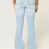 Low-Rise-Bootcut-Jeans in heller Waschung Low-Rise-Bootcut-Jeans in heller Waschung