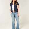 Low-Rise Bootcut-Jeans in mittlerer Waschung Low-Rise Bootcut-Jeans in mittlerer Waschung