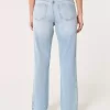 Low-Rise-Jeans in heller Waschung mit entspannter Straight-Leg-Passform Low-Rise-Jeans in heller Waschung mit entspannter Straight-Leg-Passform