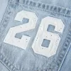 Low-Rise-Mini-Jeansrock der Klasse 26