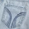 Low-Rise-Mini-Skort aus hell gewaschenem Denim Low-Rise-Mini-Skort aus hell gewaschenem Denim