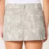 Low-Rise-Mini-Skort aus Twill mit Camouflage-Muster Low-Rise-Mini-Skort aus Twill mit Camouflage-Muster