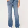 Low-Rise Relaxed Straight Jeans in mittlerer Waschung Low-Rise Relaxed Straight Jeans in mittlerer Waschung