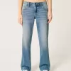 Low-Rise Relaxed Straight Jeans in mittlerer Waschung Low-Rise Relaxed Straight Jeans in mittlerer Waschung