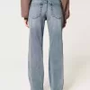 Low-Rise Relaxed Straight Jeans in mittlerer Waschung Low-Rise Relaxed Straight Jeans in mittlerer Waschung