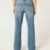 Low-Rise Relaxed Straight Jeans in mittlerer Waschung Low-Rise Relaxed Straight Jeans in mittlerer Waschung