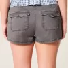 Low-Rise Shortie-Shorts aus Twill Low-Rise Shortie-Shorts aus Twill