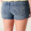 Low-Rise Shortie-Shorts in mittlerer Waschung Low-Rise Shortie-Shorts in mittlerer Waschung