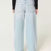 Low-Rise Tapered Baggy Jeans mit mittlerer Waschung Low-Rise Tapered Baggy Jeans mit mittlerer Waschung