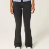 Low-Rise verwaschene schwarze Bootcut-Jeans Low-Rise verwaschene schwarze Bootcut-Jeans