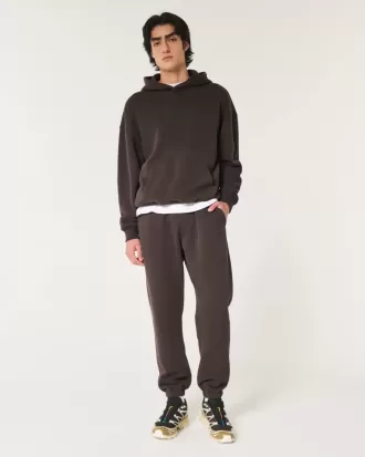 Lässige Fleece-Jogginghose mit Logo