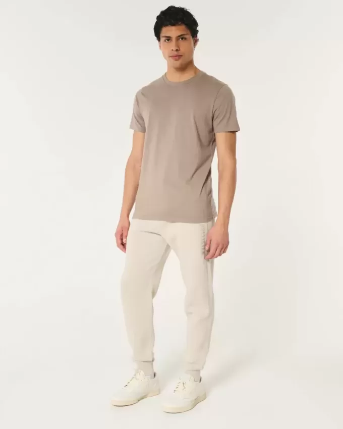 Lässige Fleece-Jogginghose mit Logo Lässige Fleece-Jogginghose mit Logo
