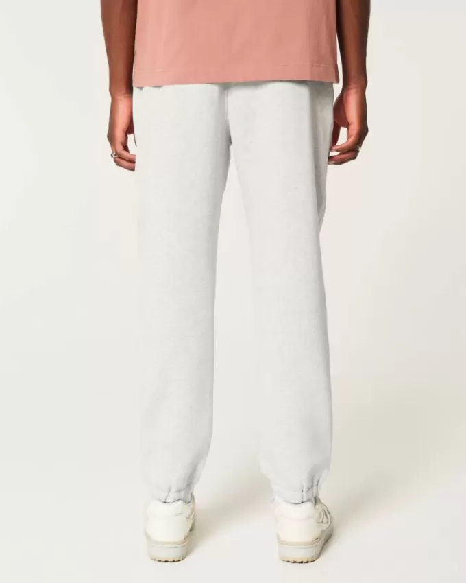 Lässige Fleece-Jogginghose mit Logo Lässige Fleece-Jogginghose mit Logo