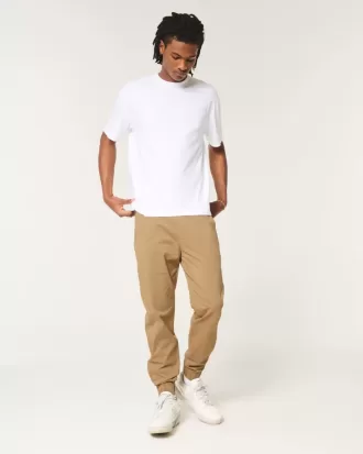 Lässige Twill-Jogginghose