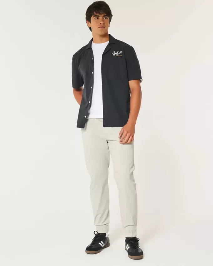 Lässige Twill-Jogginghose Lässige Twill-Jogginghose