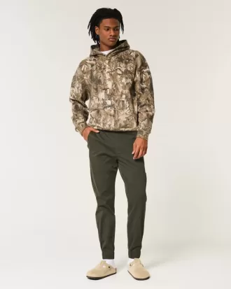 Lässige Twill-Jogginghose