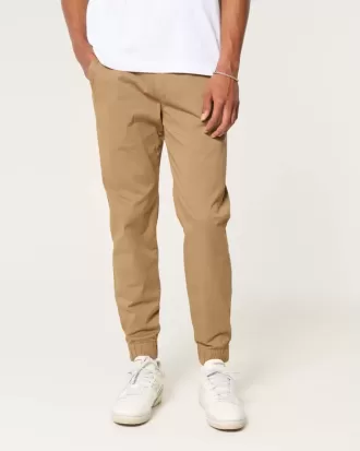 Lässige Twill-Jogginghose