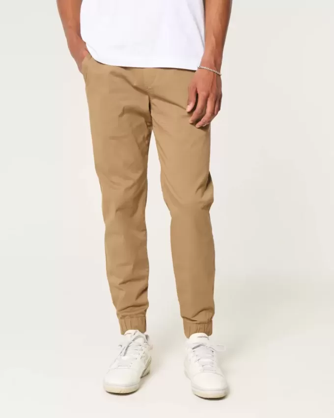 Lässige Twill-Jogginghose Lässige Twill-Jogginghose
