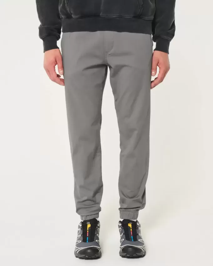 Lässige Twill-Jogginghose Lässige Twill-Jogginghose