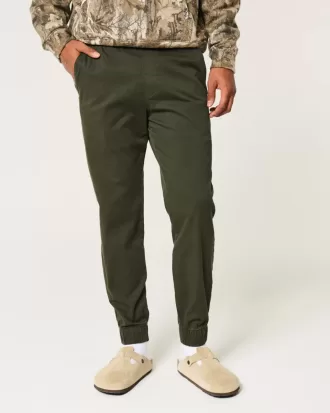 Lässige Twill-Jogginghose
