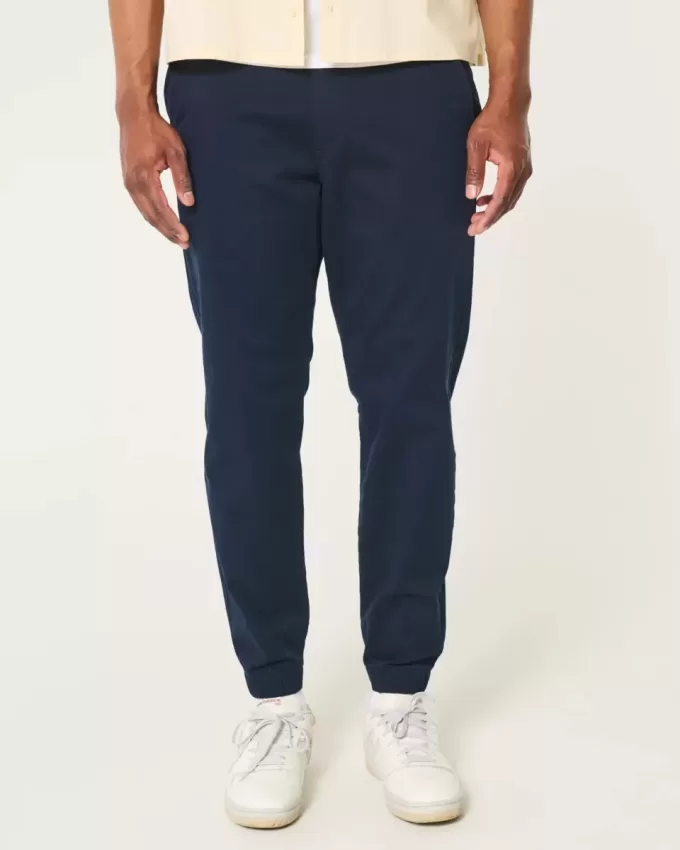 Lässige Twill-Jogginghose Lässige Twill-Jogginghose