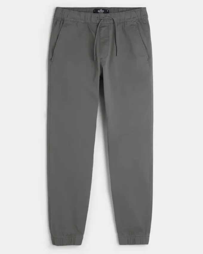 Lässige Twill-Jogginghose Lässige Twill-Jogginghose