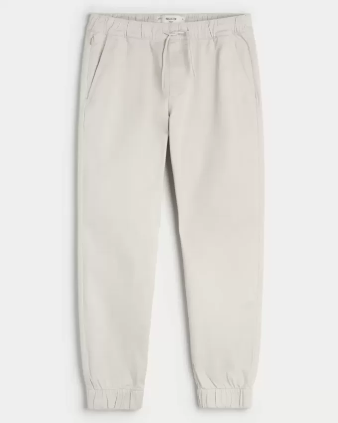 Lässige Twill-Jogginghose Lässige Twill-Jogginghose