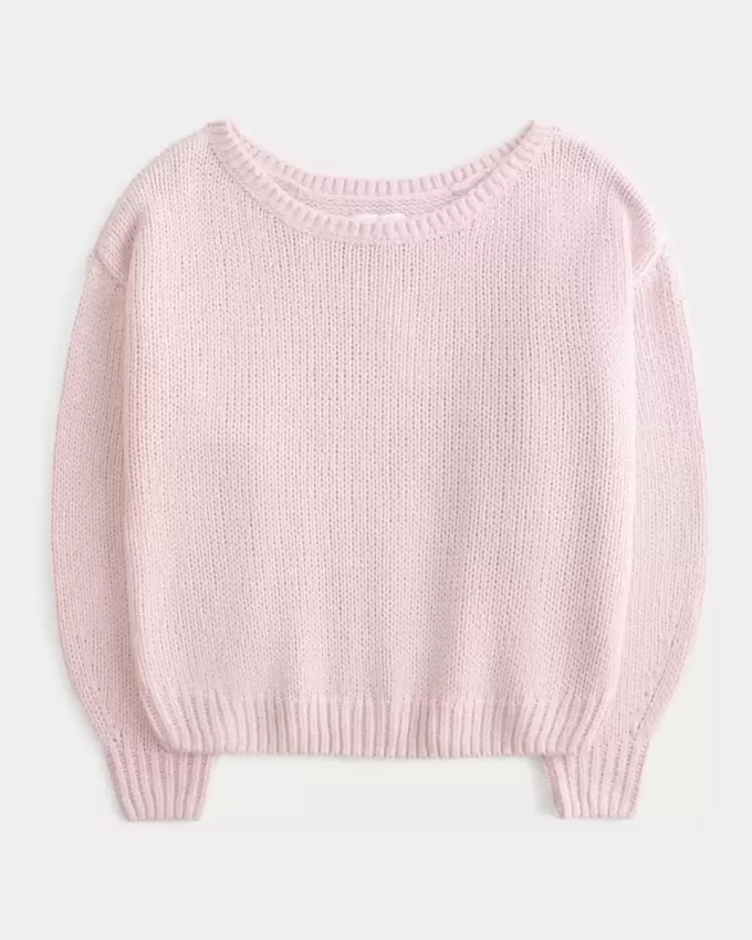 Lässiger schulterfreier Pullover Lässiger schulterfreier Pullover