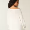 Lässiger schulterfreier Pullover