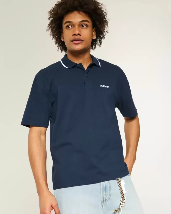 Lässiges Logo-Polo Lässiges Logo-Polo