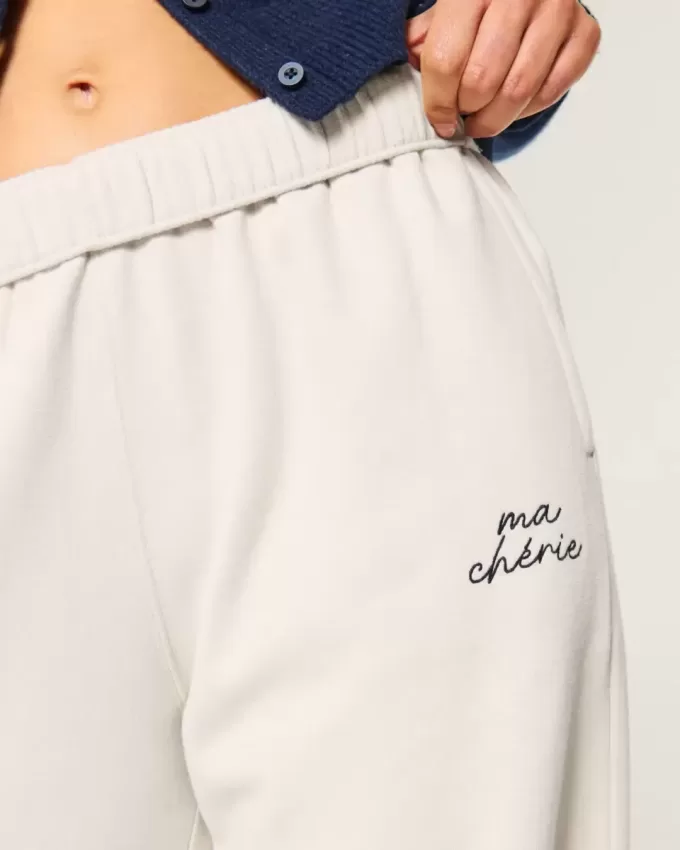 Ma Chérie – Jogginghose mit weitem Bein und Grafik Ma Chérie – Jogginghose mit weitem Bein und Grafik